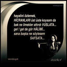 BED�� kitab�ndan s�zler ve �iirler / vahideu�ur 