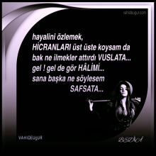 BED�� kitab�ndan s�zler ve �iirler / vahideu�ur 